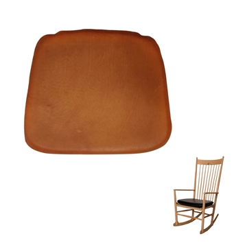 Seat cushion in Raw Vintage Leather for the J16 rocking chair by Hans J Wegner
